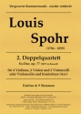 Doppelquartett Es-Dur Nr.2 op.77 fr 4 Violinen, 2 Violen und 2 Violoncelli Partitur und Stimmen