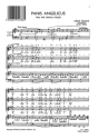 Panis angelicus for female chorus and piano score