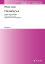 Plainscapes fr gemischten Chor (SSAATTBB), Violine und Violoncello Spielpartitur