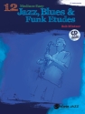 12 medium-easy Jazz, Blues and Funk Studies (+CD) for Eb instruments