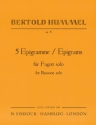 5 Epigramme op. 51 fr Fagott