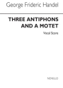 3 Antiphons and a Motet . for soprano, alto, strings and organ vocal score