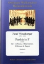 Parthia in F-Dur fr 2 Oboen, 2 Klarinetten, 3 Hrner und Fagott Partitur und Stimmen