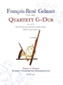 Quartett G-Dur op.20,3 fr Flte, Klarinette (Oboe), Horn und Fagott Partitur und Stimmen