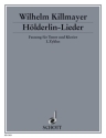 Hlderlin-Lieder fr Tenor und Klavier oder Orchester Klavierauszug