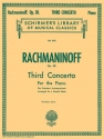 Concerto no.3 op.30 for piano and orchestra for 2 pianos score