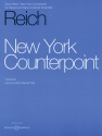 New York Counterpoint fr Klarinette und Tonband oder Klarinetten-Ensemble Partitur und Stimmen