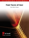 Four Faces of Jazz fr Akkordeonorchester Partitur und Stimmen (4-4-2-4)