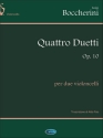 4 Duetti op.10 per 2 violoncelli 2parti