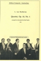 Streichquartett op.18,1 fr Flte, Oboe, Klarinette, Horn und Fagott Partitur und Stimmen