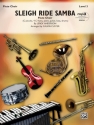 Sleigh Ride Samba for flute choir, piano,guitar, bass, drums score+parts (level 3)