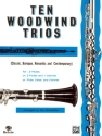 10 Woodwind Trios  for 3 woodwind instruments score