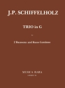 Trio-Sonate in G fr 2 Fagotte und Bc Partitur und Stimmen