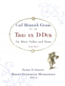 Trio D-Dur ex D (Lund 8) fr Horn, Violine und Bc Partitur und Stimmen (Bc nicht ausgesetzt)