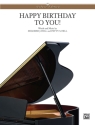 Happy Birthday to You for piano (vocal/guitar)