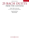 25 Duets  from the Cantatas for 2 cellos score