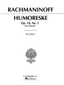 Humoreske op.10,5 for piano