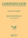 Second Essay op.17 for orchestra score