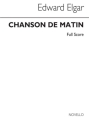 Chanson de matin op.15,2 for chamber orchestra score,  archove copy