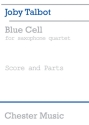 Blue Cell for 4 saxophones (SATBar) score and parts