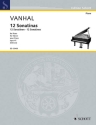 12 leichte und progressive Sonatinen op. 41 fr Klavier