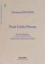 4 little Pieces for 4 tubas (bass clef instruments) score and parts