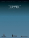 Escapades: for alto saxophone and orchestra score