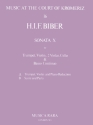 Sonate Nr.10 fr Trompete, Violine, 2 Violen, Violoncello und Bc fr Trompete, Violine und Klavier (Stimmen)