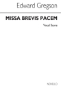 Missa brevis pacem for baritone, boy's chorus and wind ensemble vocal score,  archive copy