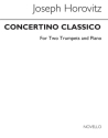 Concertino classico for 2 trumpets and piano parts,  archive copy