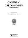 Caro mio ben for high voice and piano (en/it)