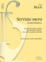 Servicio sacro for bariton, mixed chorus and orchestra vocal score (heb/it)
