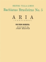 Aria from Bachianas Brasileiras no.5 for string orchestra (guitar ad lib) score and parts (3-2-2-2-2)