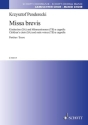 Missa brevis fr gemischten Chor (SATB) Chorpartitur