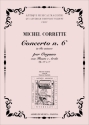 Concerto in re maggiore op.26,6 per organo solo, flauto e archi partitura e parti