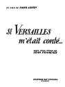 Si Versailles m'tait cont pour piano copie d'archive