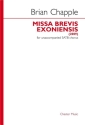 Missa brevis exoniensis for mixed chorus a cappella score
