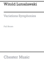Symphonic Variations for orchestra score,  archive copy