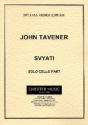 Svyati for mixed chorus and cello cello part, archive copy