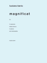 Magnificat for soloists, mixed chorus, 2 pianos and instruments vocal score