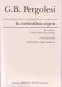 In coelestibus regnis per contralto, 2 violini, viola e basso partitura e parti