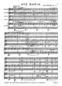 Ave Maria op.12 for femaale chorus and piano score,  archive copy