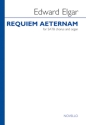 Requiem aeternam for mixed chorus and organ score