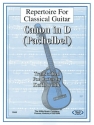 Canon in D for guitar