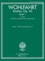 Studies op.45 vol.1 (nos.1-30) for violin with newly composed violin accompaniment score and parts