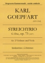 Trio G-Dur op.73 2 Violinen und Viola Spielpartitur und 2 Stimmen