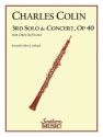 Solo de concert no.3 op.40 for oboe and piano