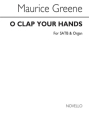 O clap your Hands for mixed chorus and organ score,  archive copy