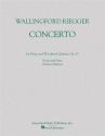 Concerto op.53 for piano, flute, oboe, clarinet, horn and bassoon score and parts