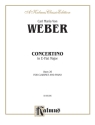 Concertino in E Flat Major op.26 for Clarinet and Orchestra for clarinet and piano